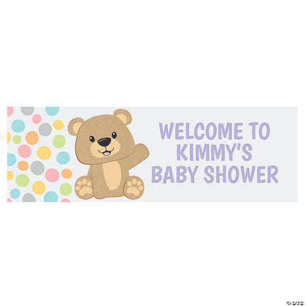 Teddy Bear Custom Banner - Large