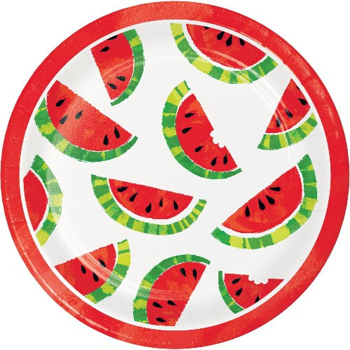 Watermelon Party Dessert Plates