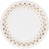 7" Gold Confetti Dessert Plates