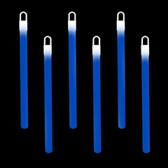 15 Inch Premium Blue Big Glow Sticks - Pack of 5