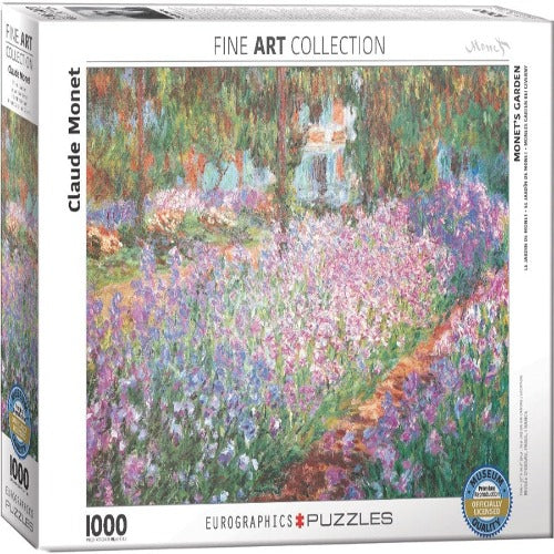 The Artists Garden by Claude Monet 1000pc Puzzle