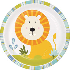 Lion Themed Paper Cake Dessert Plates