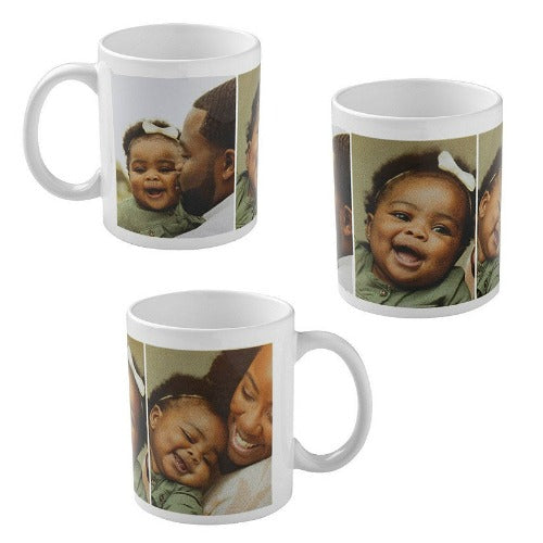 Custom Three-Image Photo Mug