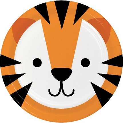 Tiger Party Dinner Plates