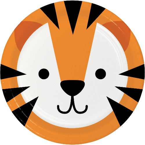 Tiger Party Dinner Plates