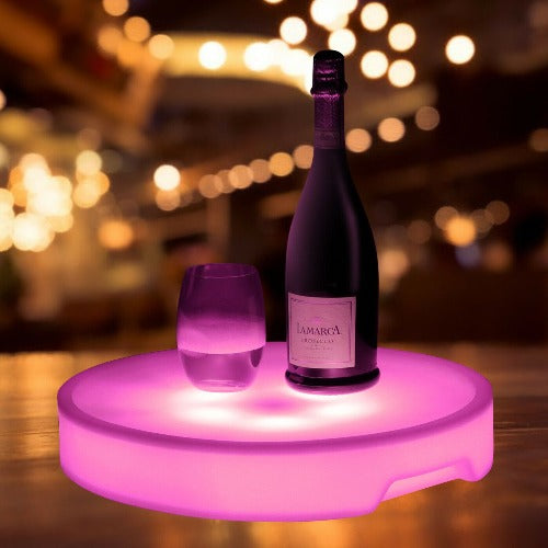 LED Light Up Party Rechargeable Serving Tray