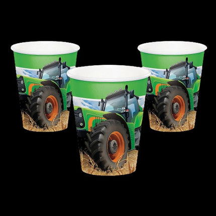9 Oz Tractor Party Paper Cups