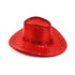Stylish Red Sequin Cowboy Hat