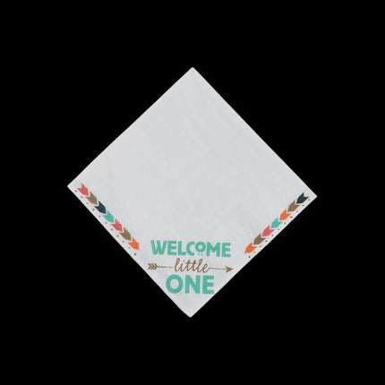 Tribal Baby Shower Beverage Napkins