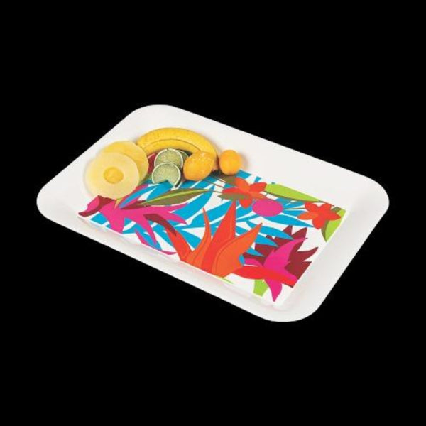 Tropical Plastic Serving Tray