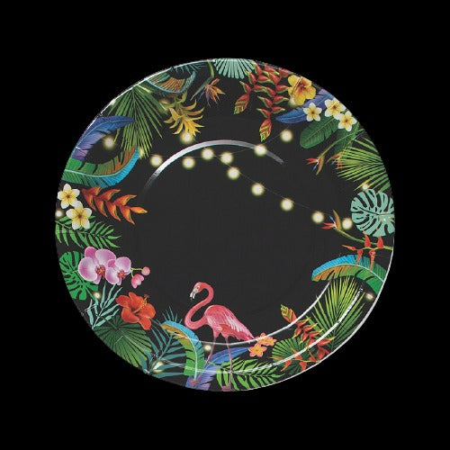 Tropical Nights Paper Dinner Plates