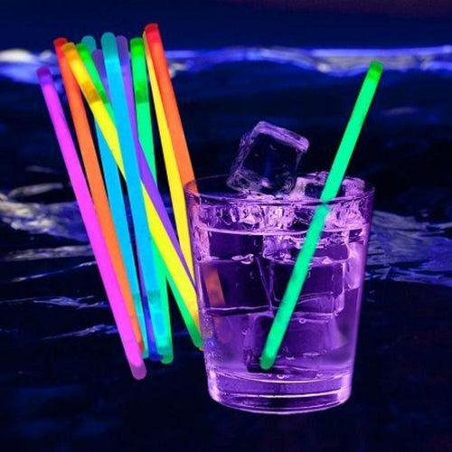 6.5 Inch Glow In The Dark Drink Stirrers