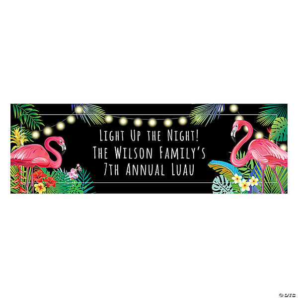 Tropical Nights Luau Custom Banner - Medium