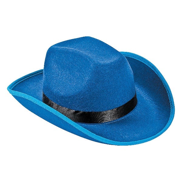 Stylish Blue Cowboy Hat