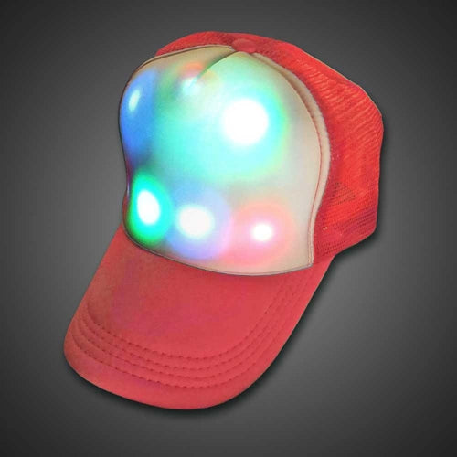 LED Light Up Cap Trucker Baseball Hat