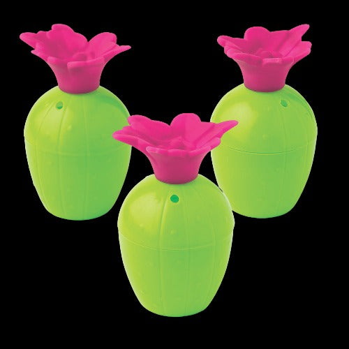 8 Oz Cactus Plastic Cups with Lids