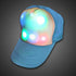 LED Light Up Blue Cap Trucker Baseball Hat