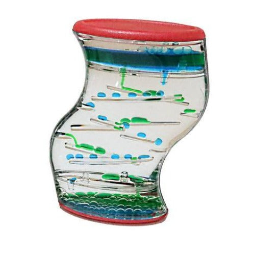Twin Color Drop Liquid Timer 5" Wave Style