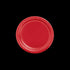 Red Round Paper Dessert Plates