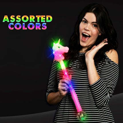 LED Light Up 20 Inch Unicorn Magic Wand