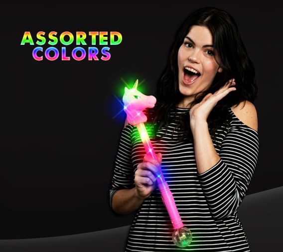 LED Light Up 20 Inch Unicorn Magic Wand