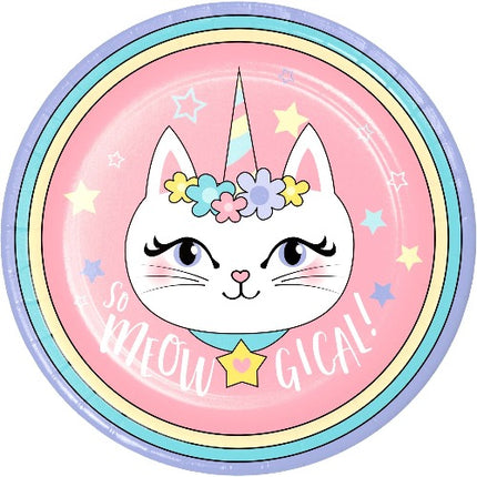 Unicorn Cat Dinner Plates