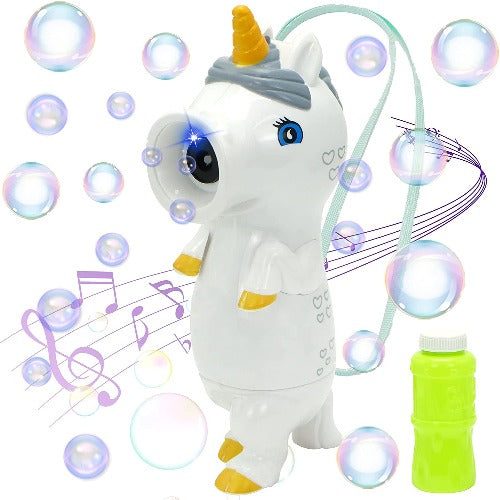 Unicorn Music and Light Bubble Gun