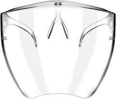 Reusable Sunglasses Shape Full Face Covering Face Shields - Pack of 2