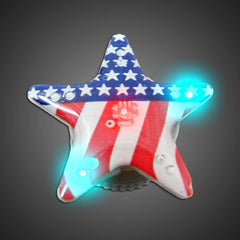 LED USA Flag Star Body Light with Magnetic Attachment