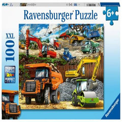 Construction Vehicles 100pc Puzzle For Kids