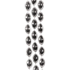 Silver Football Bead Necklaces