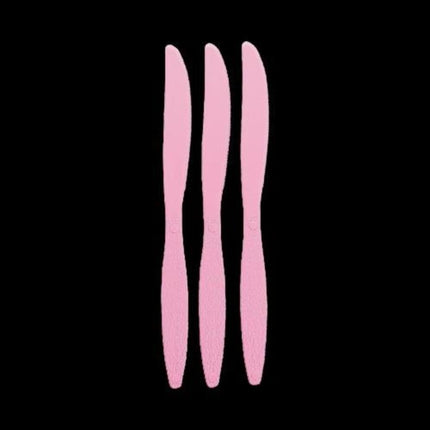 Candy Pink Color Plastic Knives