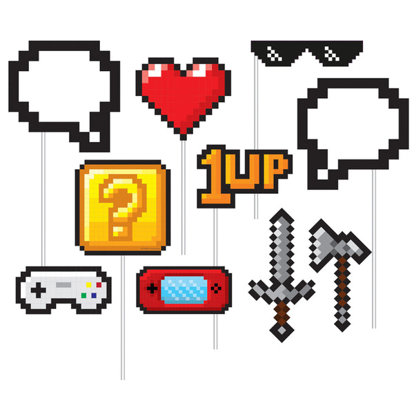 Video Gamer Photo Props
