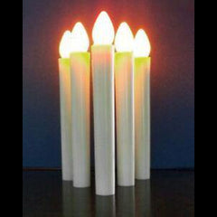 6 Inch Safe No Flame LED Vigil Candles Pack of 10