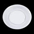 Premium Round Plastic Serving Tray with Diamond Cut Edging