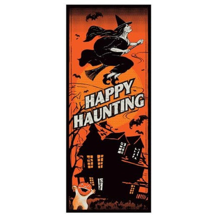 Vintage Halloween Door Cover - 30" Wide x 60" Long