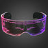 Multicolored Luminous LED Visor Glasses