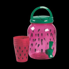 Watermelon Drink Dispenser with Cups