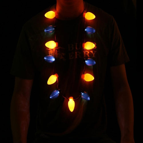 LED Halloween Bulb Necklace
