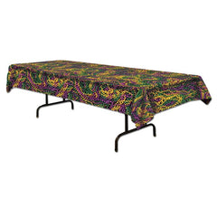 Mardi Gras Beads Table Cover