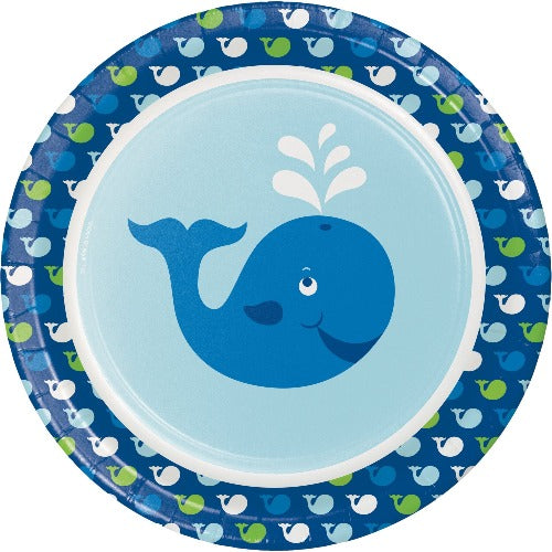 Whale Party Dinner Plates