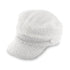 White Furry Biker Hat