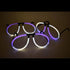 Glow Eyeglasses Bi-Color - Aviator Style- Bi White/Purple
