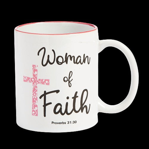 16 Oz Woman of Faith Ceramic Mug