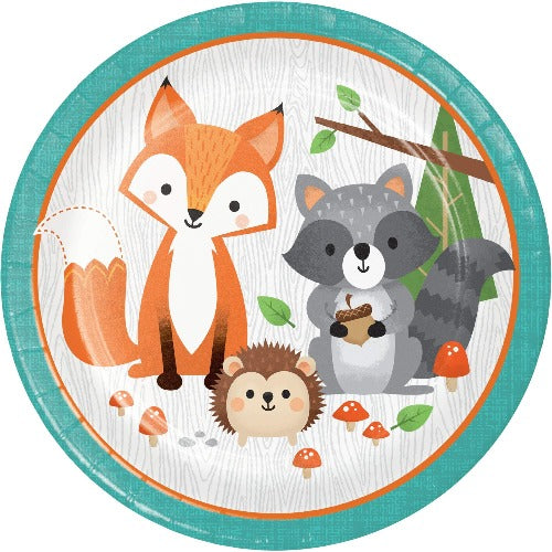 Woodland Party Dinner Plates