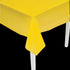 Yellow Rectangle Plastic Tablecloth | PartyGlowz