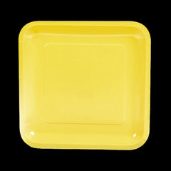 Yellow Square Paper Dinner Plates