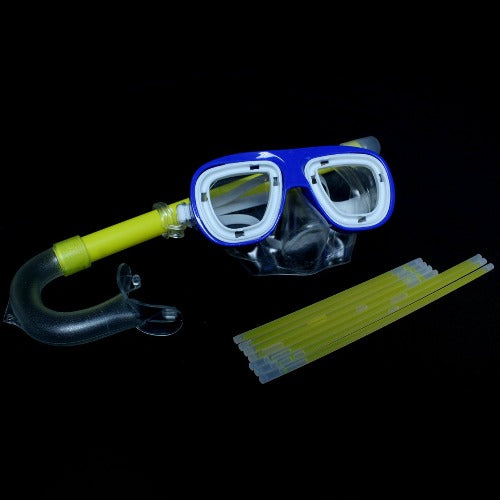 Yellow Glow Mask and Snorkel