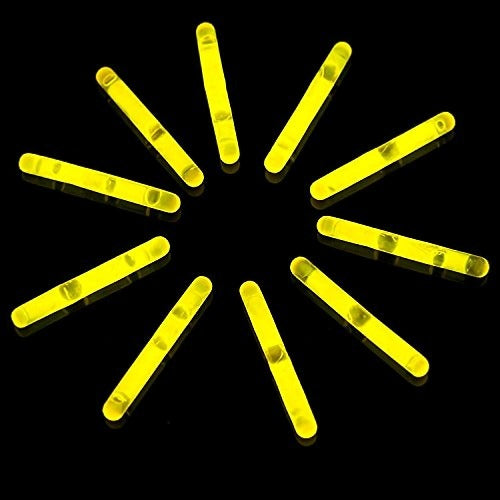 1.5 Inch Yellow Mini Glow Sticks