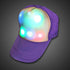 LED Light Up Purple Cap Trucker Baseball Hat
